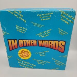Vintage 1987 In Other Words Board Game Made in Canada